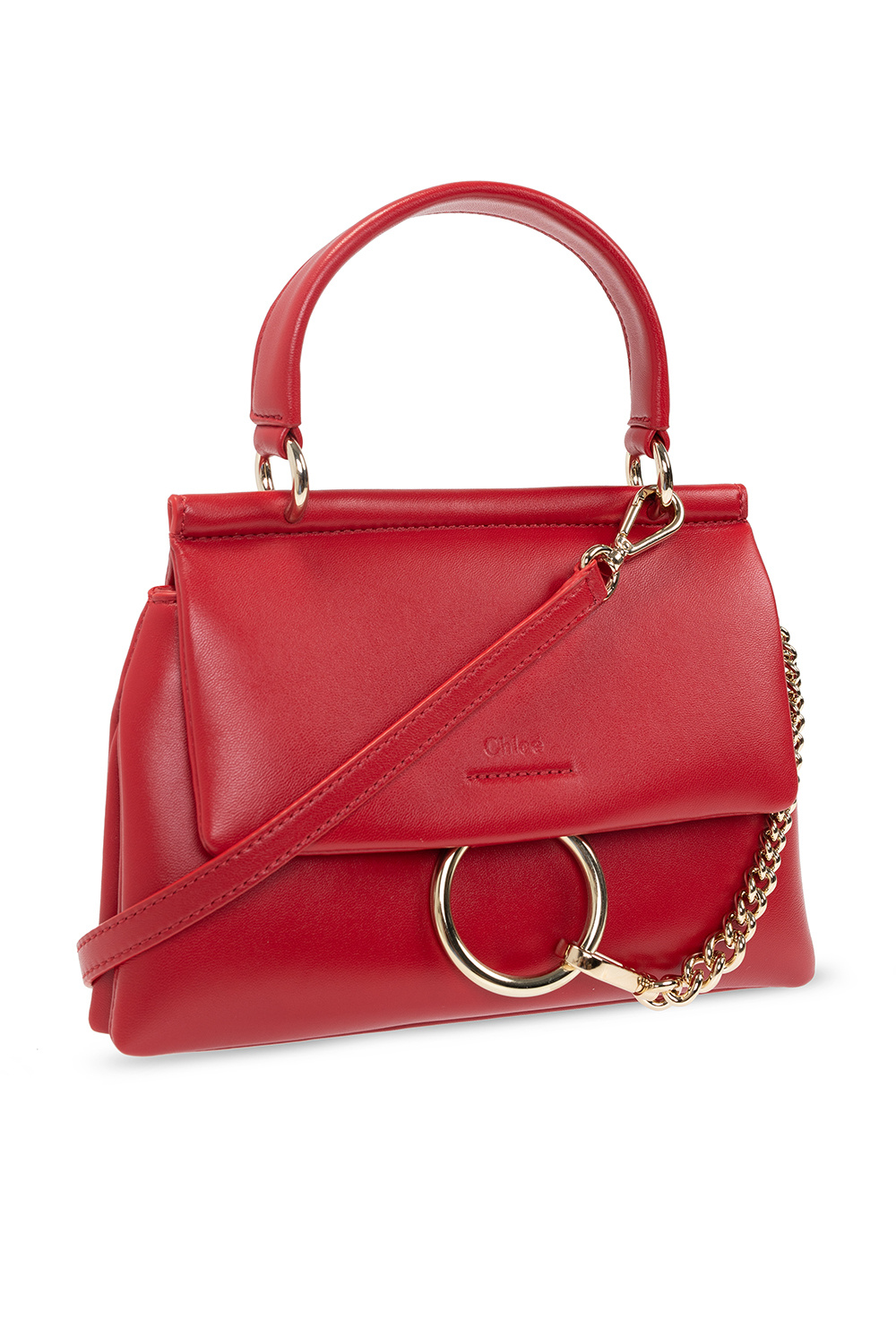 Faye day small online pebbled ring shoulder bag